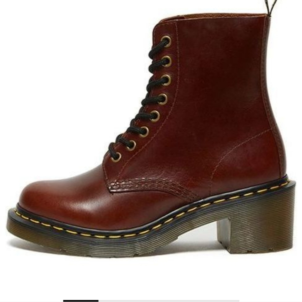 Dr. Martens Clemency Boot in Red Brown